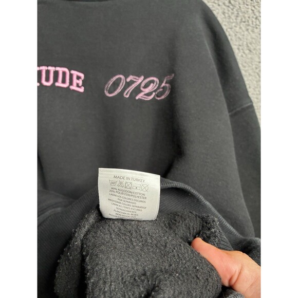 Nude Project Mens Hoodie Size Large Embroidered Logo Double Sided Designer - Picture 7 of 13
